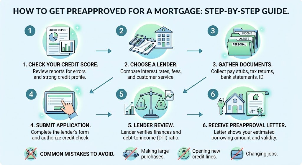 How to Get Preapproved for a Mortgage: Step-by-Step Guide