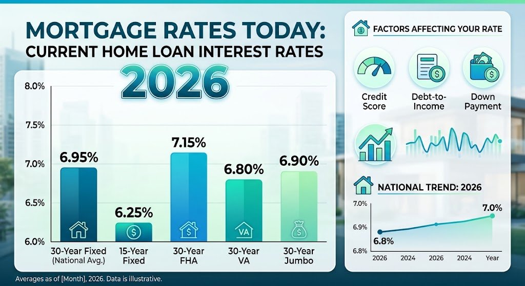H1: Mortgage Rates Today: Current Home Loan Interest Rates 2026