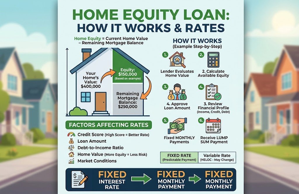 What Is a Home Equity Loan? How It Works & Rates