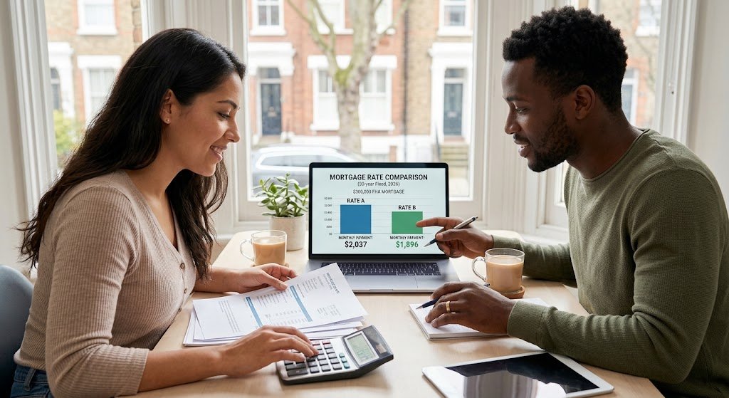 Mortgage Interest Rates Explained with monthly payment calculation example